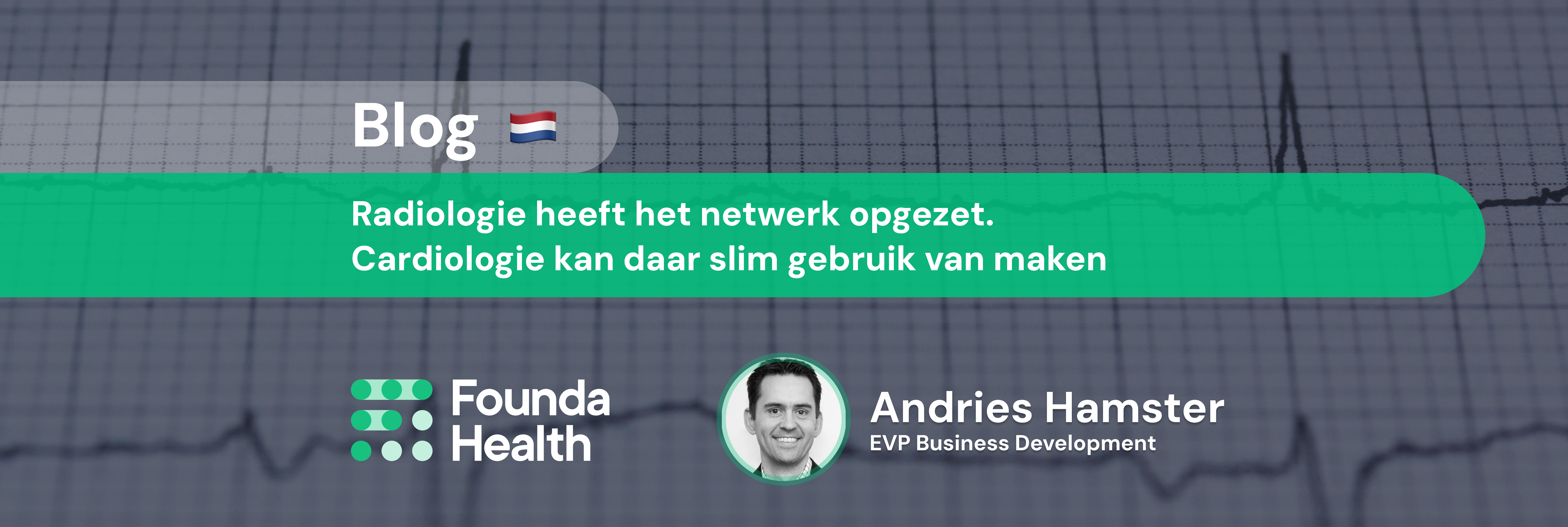 Radiologie heeft het netwerk opgezet. Cardiologie kan daar slim gebruik van maken.