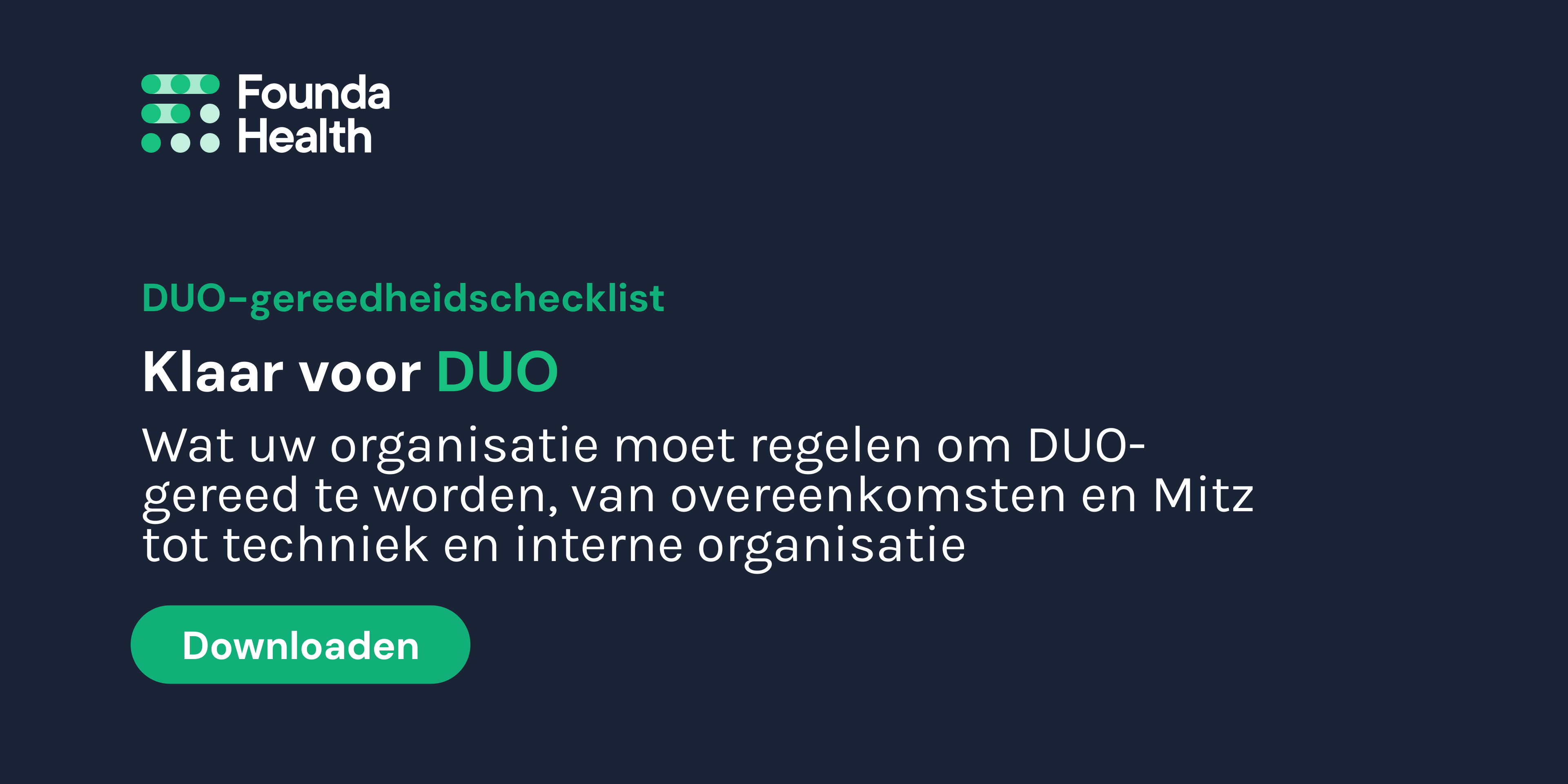 Cover - DUO Readiness Checkist